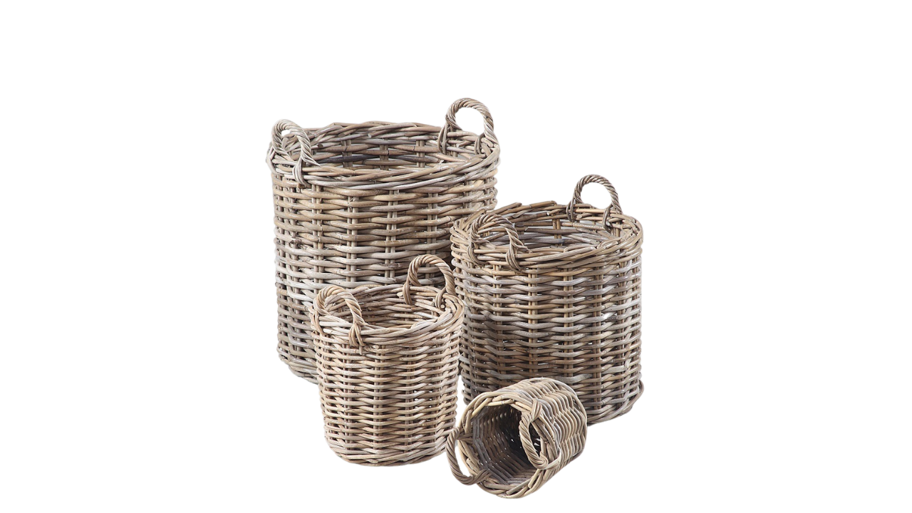 Basket Kubo Rattan (145)